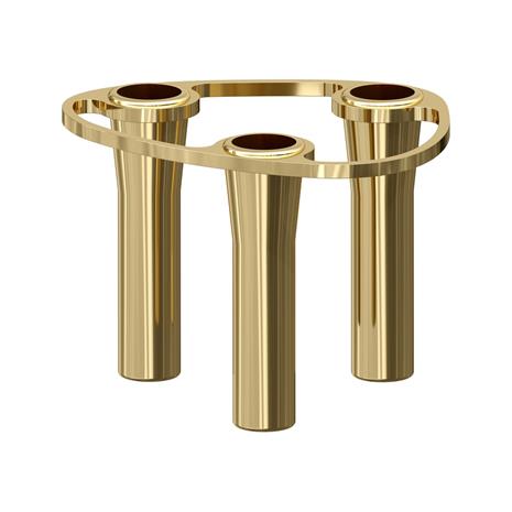 Lind DNA Lind CURVE Base Candlestick Composable, Gold Plated