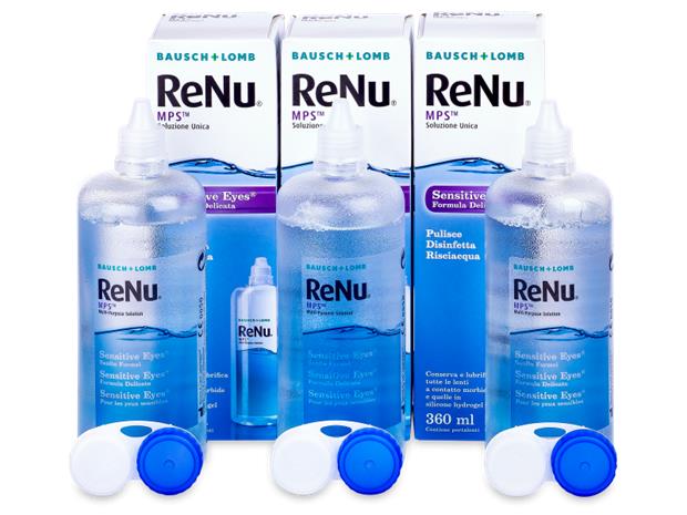 ReNu MPS Sensitive Eyes 3 x 360 ml – kuva 1/2