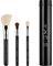 Sigma Beauty Essential Trio Brush Set - Black – kuva 1