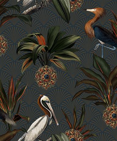 Sapphire Birds - 2279 Tapetti – kuva 1/4