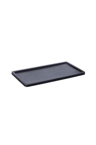 ERNST Tray Rectangular Black, 30x15 cm