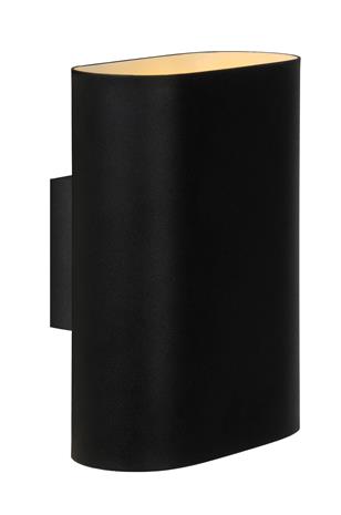 Lucide 12219/02/30 - Seinävalaisin OVALIS 2xE14/9W/230V