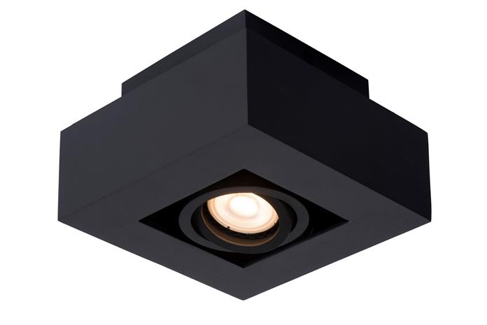 Lucide 09119/06/30 - LED-kohdevalaisin XIRAX 1xGU10/5W/230V musta