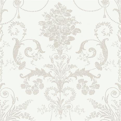 Kuitutapetti Sandudd Laura Ashley Josette Valko-Harmaa