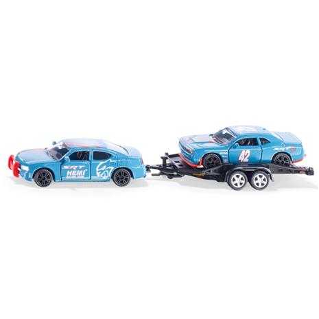 Siku Dodge + Peräkärry + Ralliauto 1:55