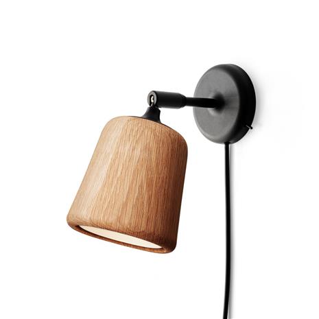Material Seinävalaisin Natural Oak - New Works