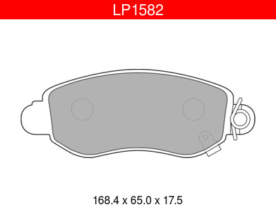 Delphi LP1582 Ford etujarrupalasarja – kuva 1/1