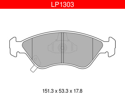 Delphi LP1303 Kia etujarrupalasarja – kuva 1/1