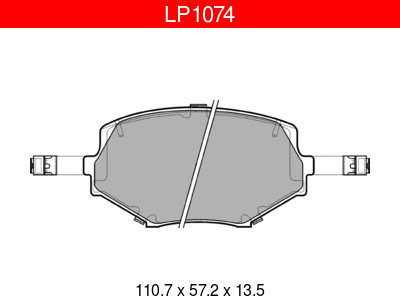 Delphi LP1074 Mazda etujarrupalasarja – kuva 1/1