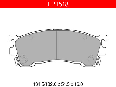 Delphi LP1518 Mazda etujarrupalasarja – kuva 1/1