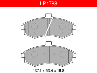 Delphi LP1788 Hyundai etujarrupalasarja – kuva 1/1