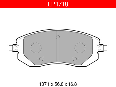 Delphi LP1718 Subaru etujarrupalasarja