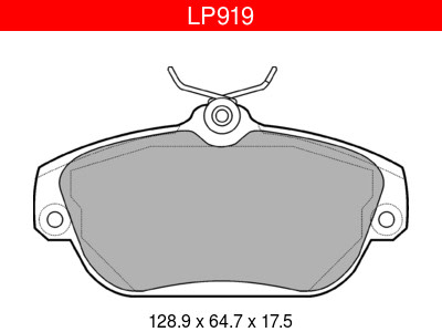 Delphi LP919 Volvo etujarrupalasarja – kuva 1/1