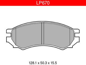 Delphi LP670 Nissan etujarrupalasarja