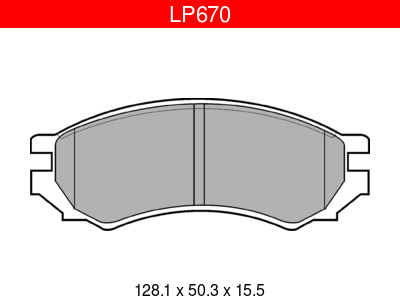 Delphi LP670 Nissan etujarrupalasarja