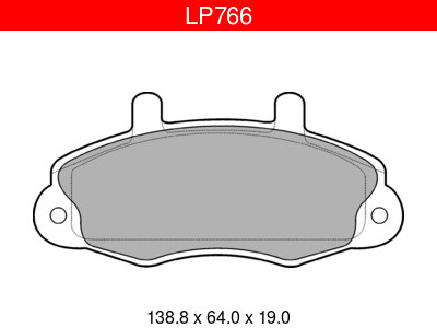 Delphi LP766 Ford etujarrupalasarja – kuva 1/1