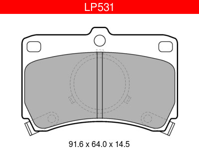 Delphi LP531 Mazda etujarrupalasarja