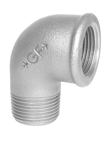 +GF+ Elbow unite 90° galv. for n 1