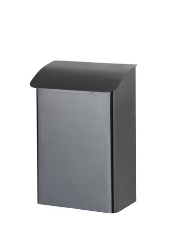 Postilaatikko metallinen musta