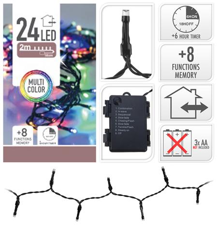 Jouluvaloketju 24 LED