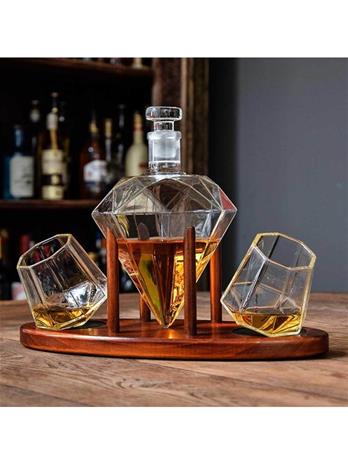 Mikamax Deluxe Diamond Decanter Set