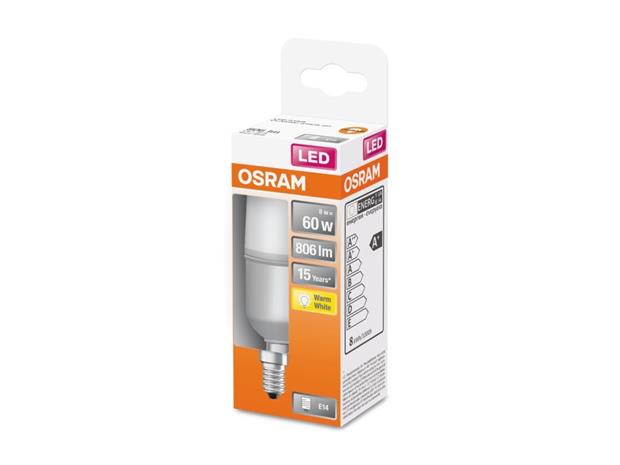OSRAM OSRAM-LED-lamppu E14 Classic Stick 2Â 700Â K 8W – kuva 8/8