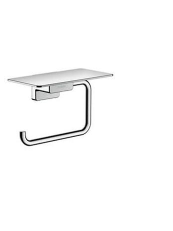 Hansgrohe addstoris roll holder with shelf chrome – kuva 1/5