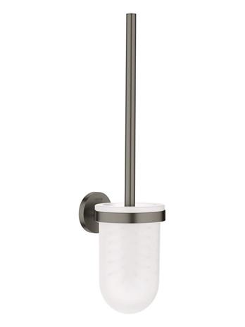 Grohe Essentials, WC-harja ja teline, Brushed Hard Graphite