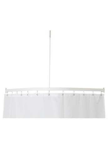 Van Der P Profil 5001 l-shaped shower rail white