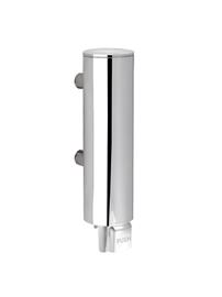 Pressalit soap dispenser for wall mounted polished stainless