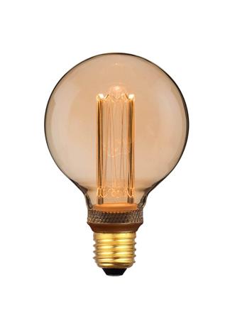 EGLO LED G95 4,3W 1800K 3-step dimmable E27, amber – kuva 1/2
