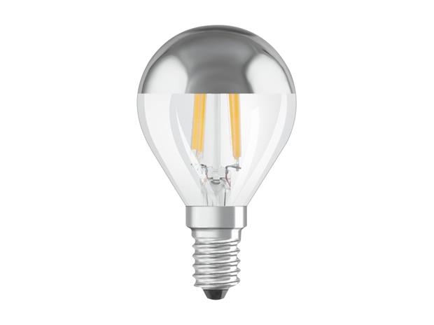 OSRAM OSRAM Classic P Mirror -LED-lamppu E14 4W 2Â 700Â K