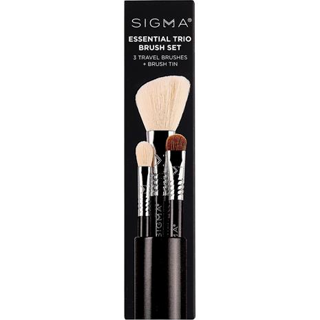Sigma Beauty Essential Trio Brush Set - Black