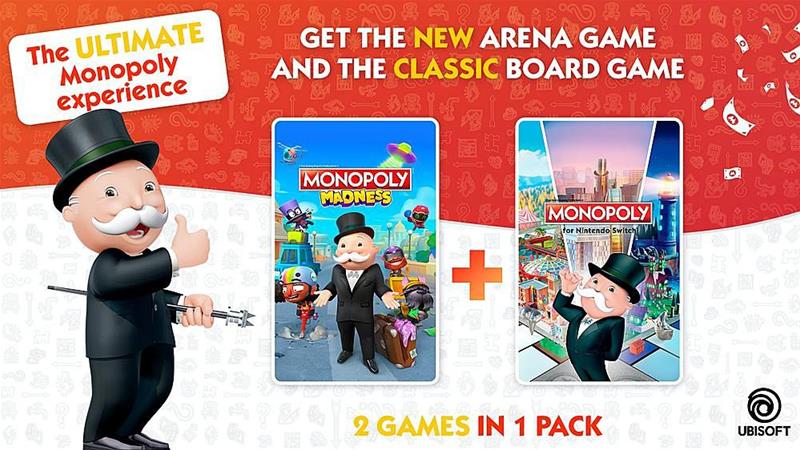 Monopoly + Monopoly Madness, Nintendo Switch -peli