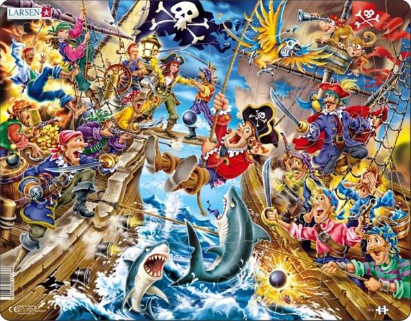 Larsen Puzzles 2 pirate ships