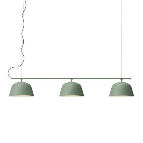 Muuto Ambit Rail -kattolamppu Dusty green