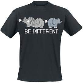 Be Different - - T-paita - Miehet - Musta