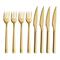 Aida Raw Serving Set 11 Pieces, Gold – kuva 1