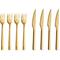 Aida Raw Serving Set 11 Pieces, Gold – kuva 6