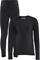 Craft - Kerrasto Core Warm Baselayer Set JR - Musta – kuva 1