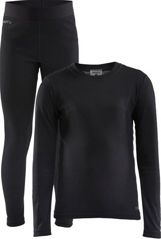 Craft - Kerrasto Core Warm Baselayer Set JR - Musta