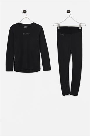 Craft - Kerrasto Core Warm Baselayer Set JR - Musta