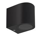 Ulkoseinävalo PARETE 1xGU10/6W/230V IP54 musta