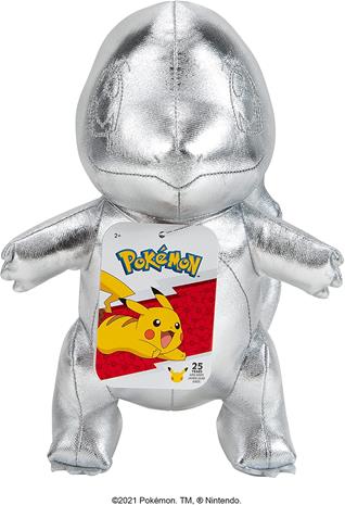 Pokemon Plush 25th Celebration Silver Charmander 20 cm