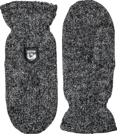 Hestra Basic Wool Mitt Charcoal 10