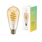 Hombli Smart Bulb ST64 CCT Filament E27 Amber HBEB-0212, himmennettävä WiFi-lamppu 5,5 W