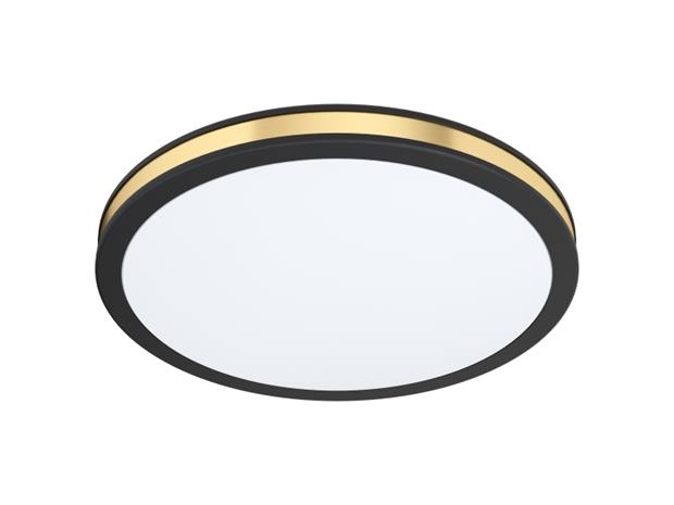 EGLO PESCAITO LOFT 2000LM Ø280 GULD/SORT
