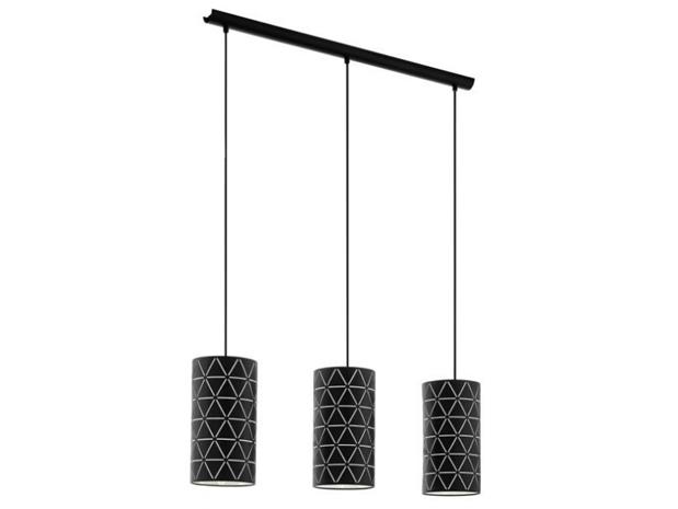 Eglo 98353 - Kattokruunu narulla RAMON 3xE27/40W/230V