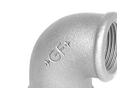 +GF+ Elbow unite 90° galv. for f 1