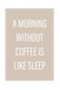 Juliste Without coffee